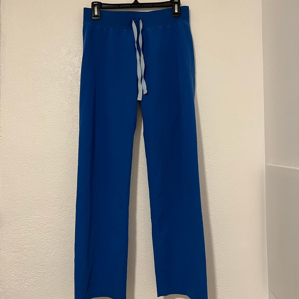 Figs XS/P scrub pants royal blue